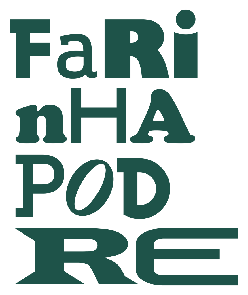 Marca Farinha Podre vertical verde